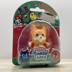 Piñata Smashlings Series 1 Dash Dog 1-Pack Roblox Puppy Figure Collectible Toy